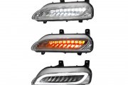 PORSCHE Phares de jour LED et clignotants latéraux pour Porsche 997 Phase 2